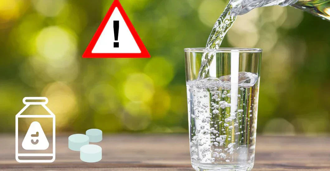 How does chlorine affect the taste and odour of drinking water?