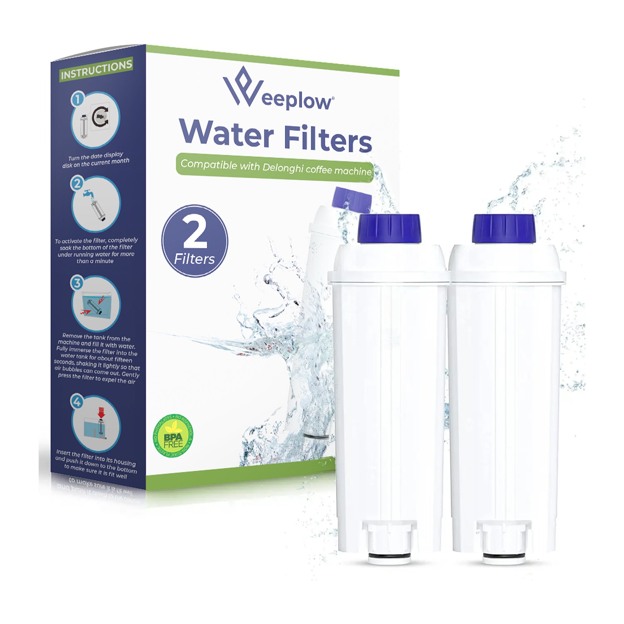 Weeplow® O’Pure 1D – 2 Filtres